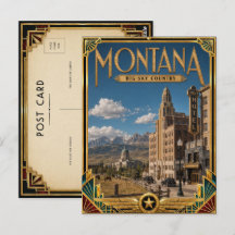 Montana Vintage Art Deco Golden Age