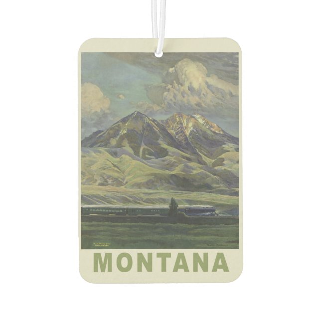 Montana Vintage Reisen Neuartiges Autolufterfrischer (Rückseite)