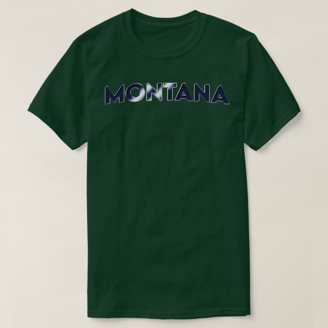 Montana Vintager Retro-Text T-Shirt (Design vorne)