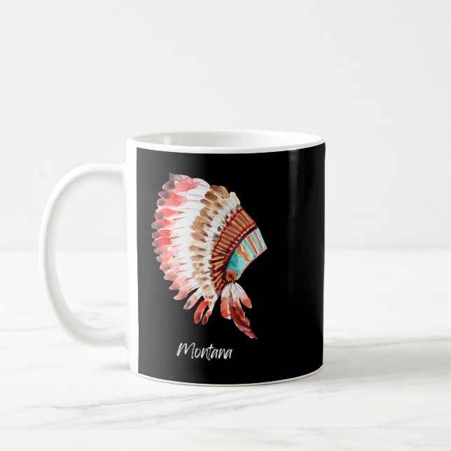 Montana Watercolor Indianerheide Kaffeetasse (Links)