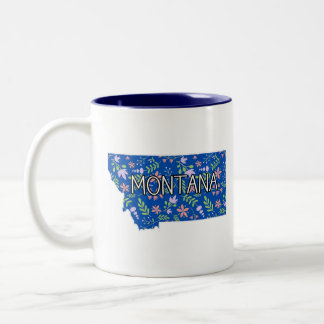 Montana-Wildblumen Zweifarbige Tasse