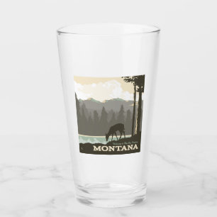 Montana Willkommen im Big Sky Country Glas