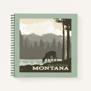 Montana   Willkommen im Big Sky Country Notizbuch