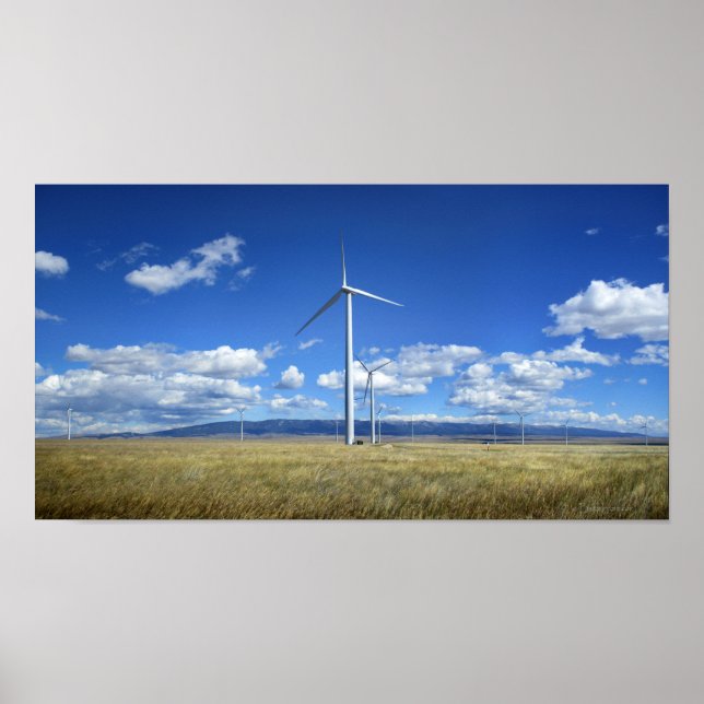 Montana Windmills Poster (Vorne)