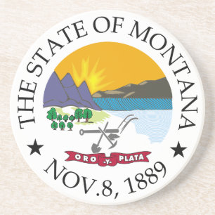 Montana-Zeichen Getränkeuntersetzer