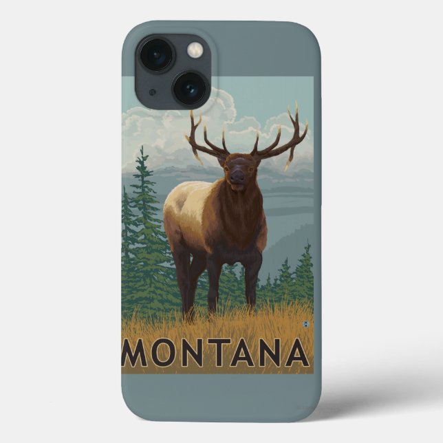 MontanaElk Scene Case-Mate iPhone Hülle (Rückseite)