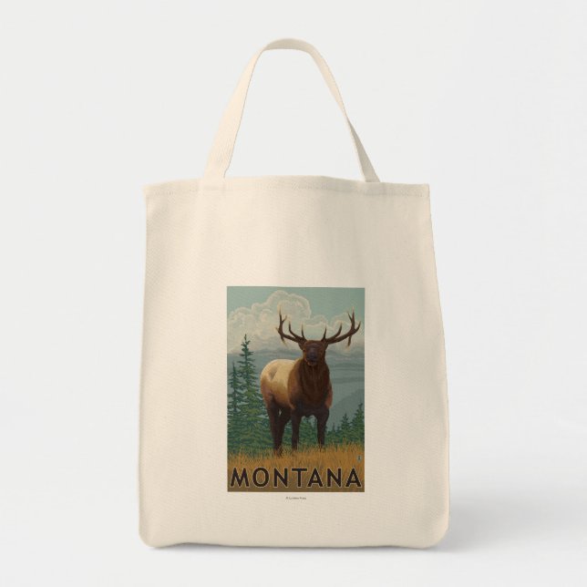 MontanaElk Scene Tragetasche (Vorne)