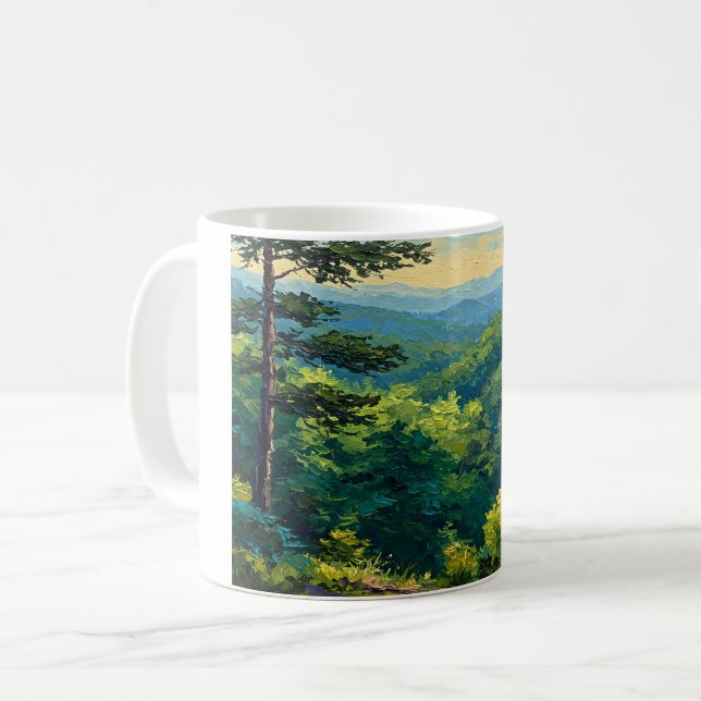 Montane Forest Kaffeetasse (Vorderseite Links)