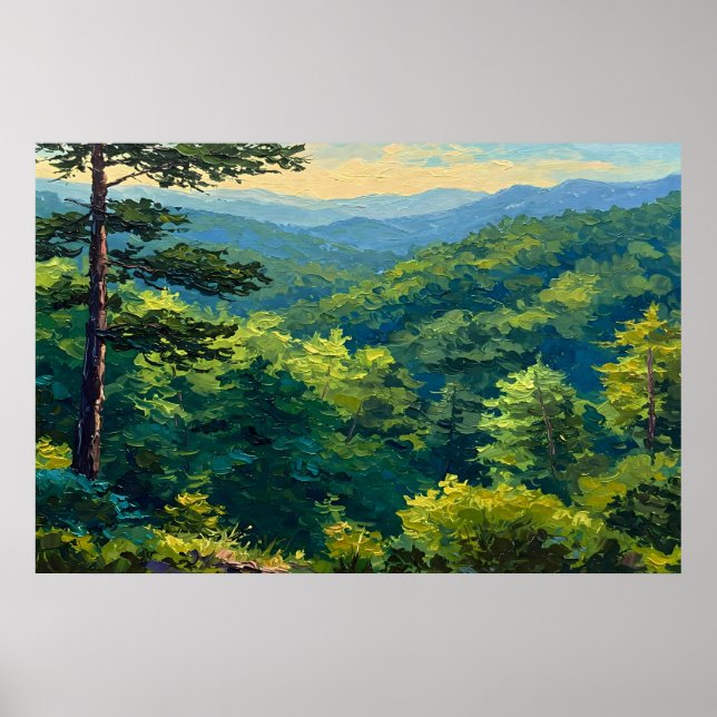 Montane Forest Poster (Vorne)