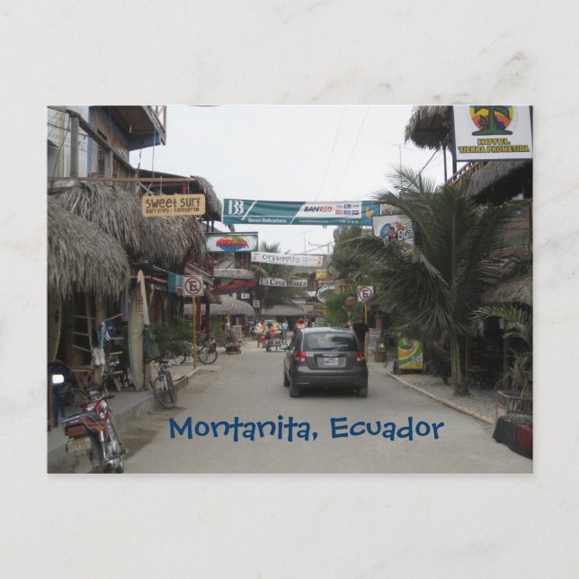 Montanita, Ecuador Postkarte (Vorderseite)
