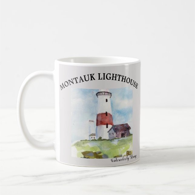 MONTAUK LIGHTHOUSE COFFEE TASSE (Links)