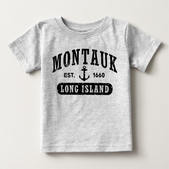 Montauk Long Island Baby T-shirt (Vorderseite)