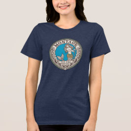 Montauk Meerjungfrau The End New York Angelurlaub  Tri-Blend Shirt