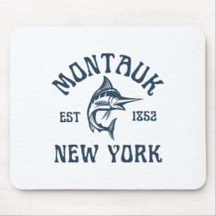 Montauk New York Angeln Marlin Reise Fisch Strand Mousepad