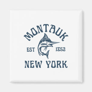 Montauk New York Angeln Marlin Reisen Fisch Strand Magnet