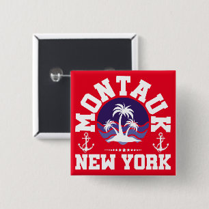Montauk, New York Button