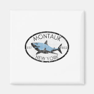 Montauk New York Fischen Hai Fisch Strand Bootfahr Magnet