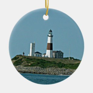 Montauk New York Keramik Ornament