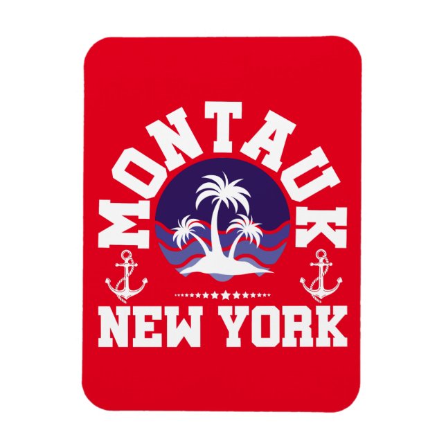 Montauk, New York Magnet (Vertikal)