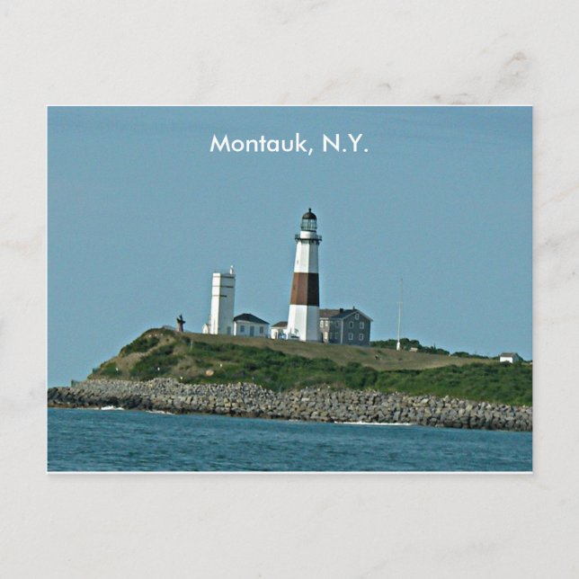 Montauk New York Postkarte (Vorderseite)