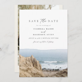 MONTAUK NEW YORK Watercolor Beach Save the Date Einladung