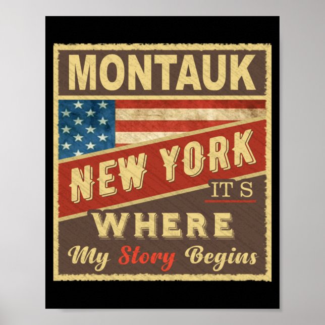 Montauk Ny Its Where My Story Begins _1  Poster (Vorne)