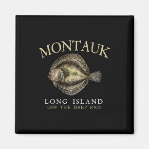 Montauk Off The Deep End Fluke Flunder Fischerei A Magnet