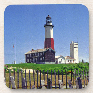 Montauk Point Lighthouse Getränkeküste Getränkeuntersetzer