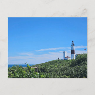 Montauk Point Lighthouse Long Island NY Postcard Postkarte