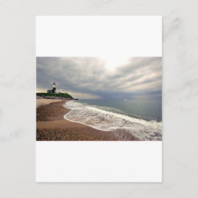 Montauk Point Lighthouse Postkarte (Vorderseite)