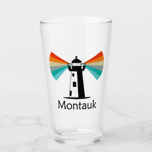 Montauk Point New York Lighthouse Rainbow Glas