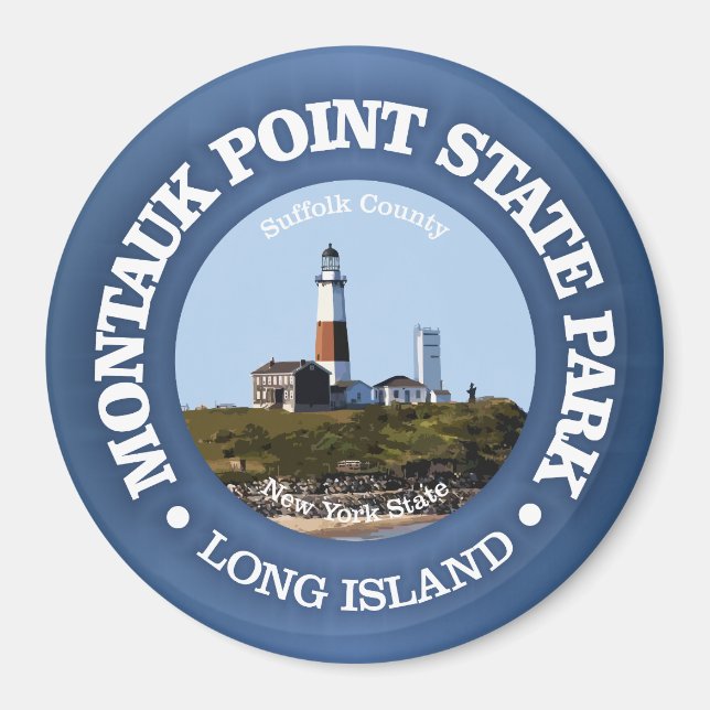 Montauk Point Staat Park Magnet (Vorne)
