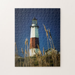Montauk Punkt-Leuchtturm-Foto-Puzzlespiel Puzzle