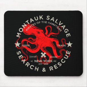 Montauk Salvage Co. Octopus Mouse Pad Mousepad