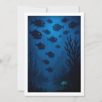 Montauk Salvage Co. Piranha Card 12x18