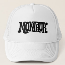 Montauk Vintag Retrodesign New York Hamptons Truckerkappe