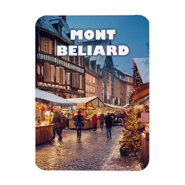 Montbéliard Christmas Magic Magnet (Vertikal)