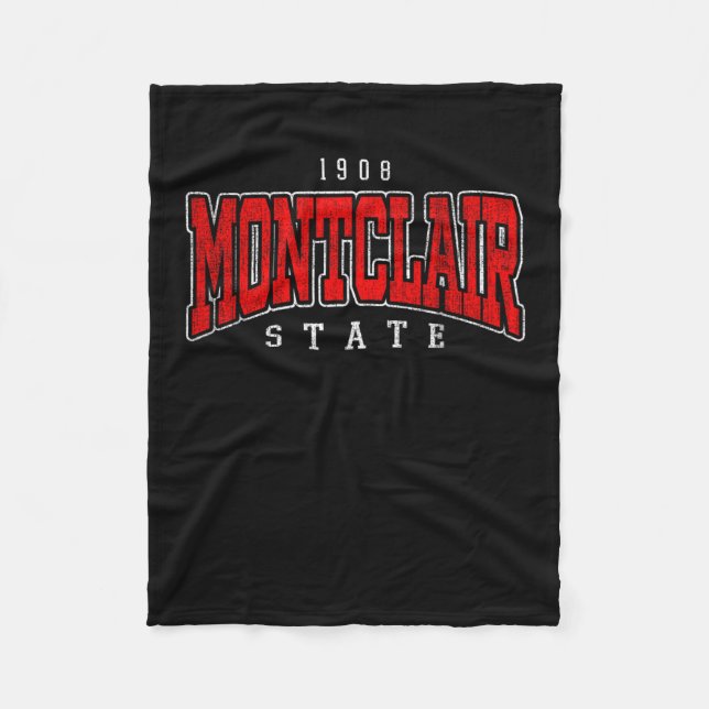 Montclair Institute of Technology Arch Retro for Fleecedecke (Vorderseite)