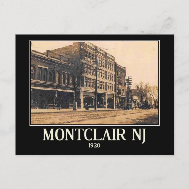 Montclair, New Jersey, 1920 Vintag Postkarte (Vorderseite)