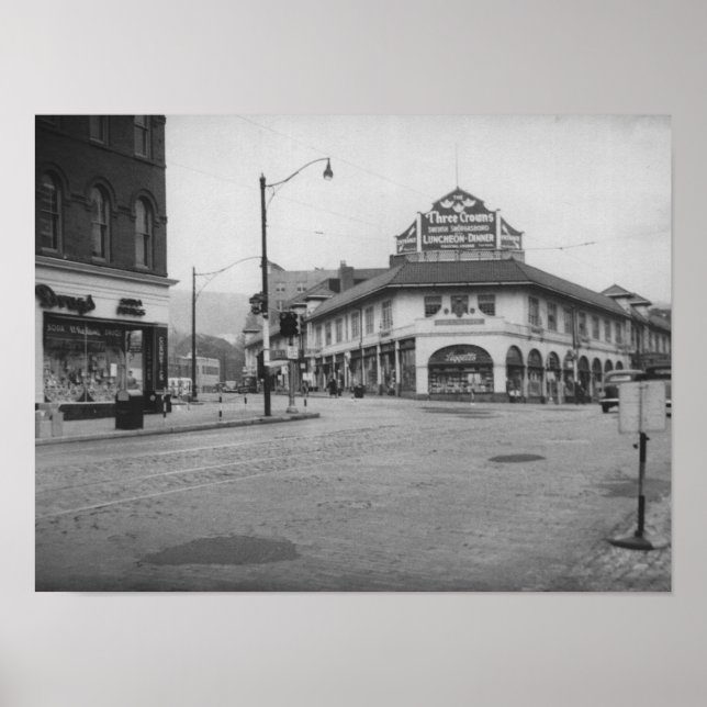 Montclair, New Jersey, Centre, Vintag Poster (Vorne)