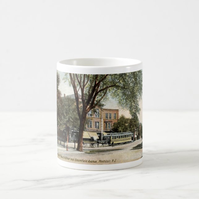 Montclair NJ 1908 Vintag Tasse (Mittel)