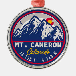 Monte Cameron - Colorado 14ers Fourteener Ornament Aus Metall
