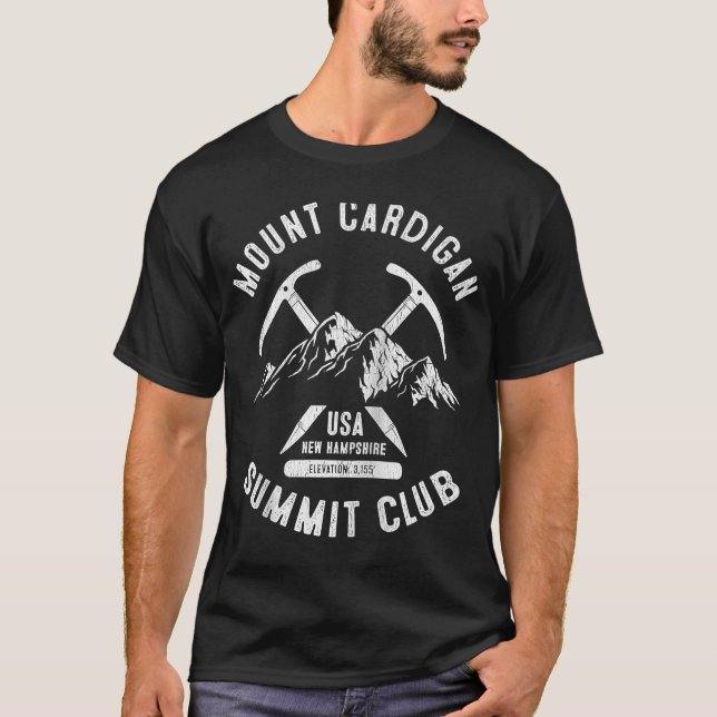 Monte Cardigan Summit Club I Climbed Mount Cardiga T-Shirt (Vorderseite)
