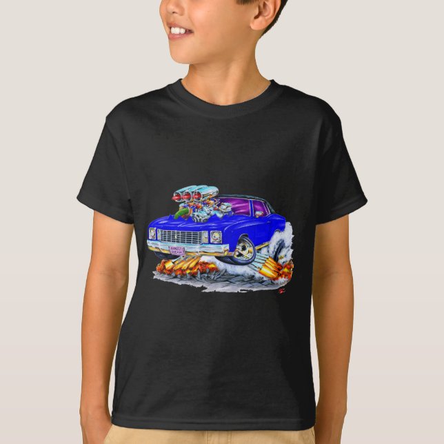 Monte Carlo Blau-Auto 1972 T-Shirt (Vorderseite)