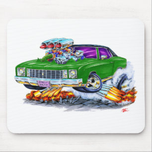Monte Carlo grünes Auto 1972 Mousepad