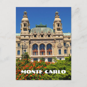 Monte Carlo in Monaco Postkarte