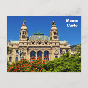 Monte Carlo in Monaco Postkarte