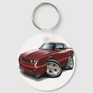 Monte Carlo kastanienbraunes Auto 1983-88 Schlüsselanhänger