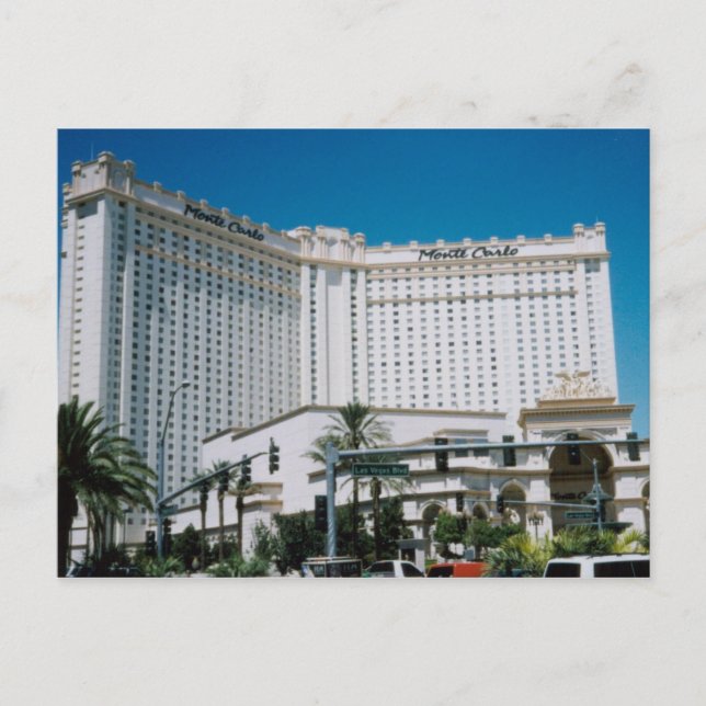 Monte Carlo Las Vegas Postkarten (Vorderseite)
