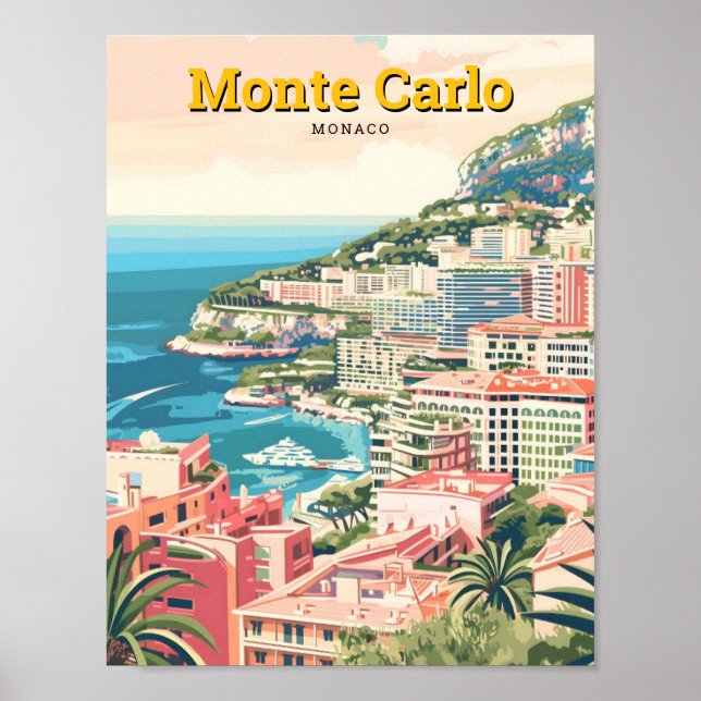 Monte Carlo Monaco Poster (Vorne)